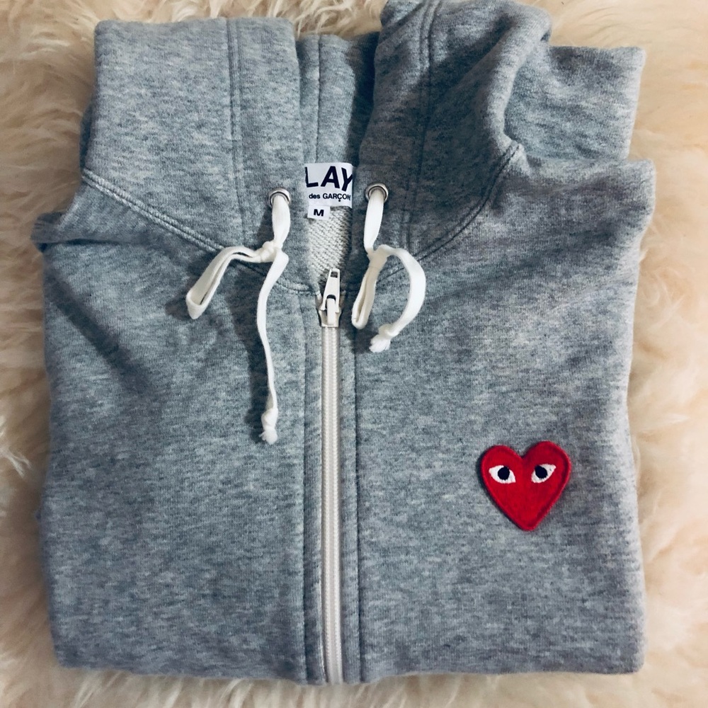 Comme des Garçons PLAY zip-up Hoodie